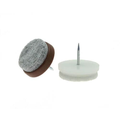 Nail On Felt Glides