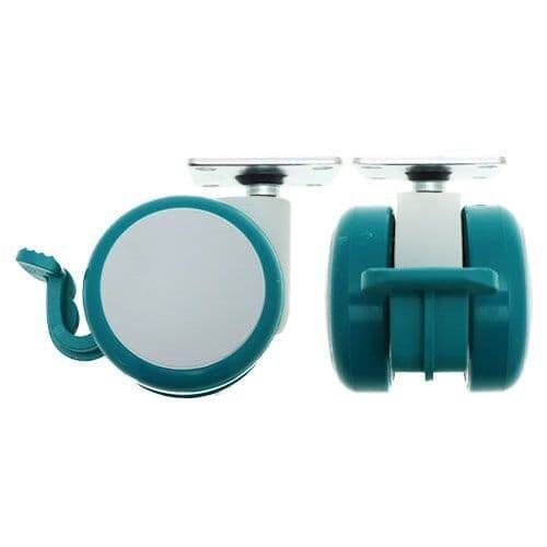 Braked Antimicrobial Castors