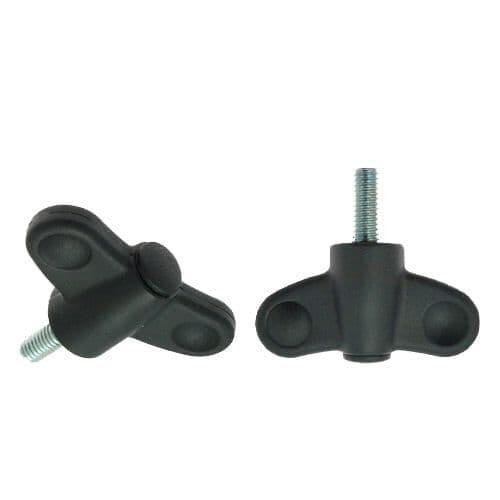 Butterfly Wing Screw Knobs