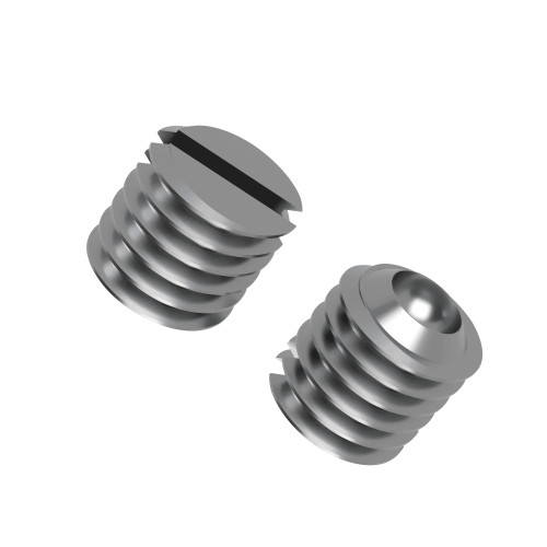 Slotted Grub Screws Cup DIN 438
