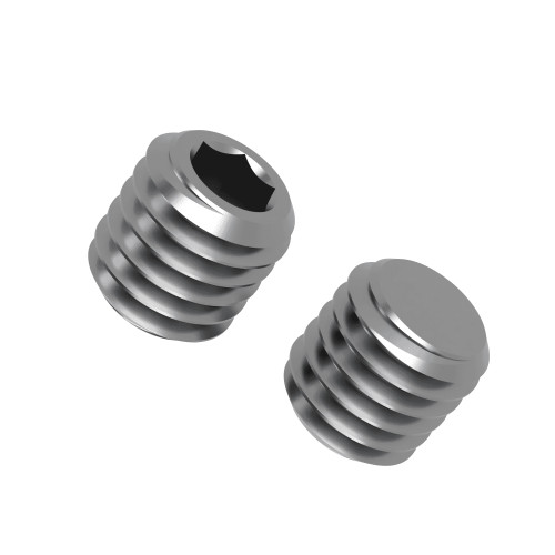 Socket Grub Screw Flat DIN 913