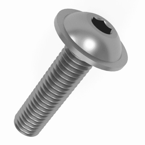 Flanged Hex Socket Button Screws ISO 7380-2